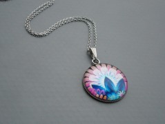 Ve fialové krajce - náhrdelník