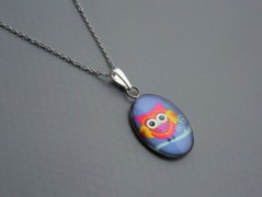 Ve fialové krajce - náhrdelník