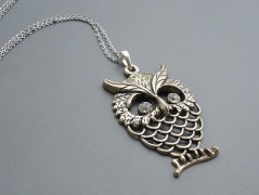 Ve fialové krajce - náhrdelník