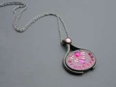 Ve fialové krajce - náhrdelník