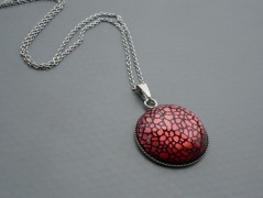 Ve fialové krajce - náhrdelník