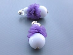 Ve fialové krajce - náhrdelník