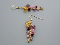 Ve fialové krajce - náhrdelník