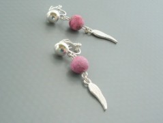 Ve fialové krajce - náhrdelník