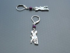 Ve fialové krajce - náhrdelník