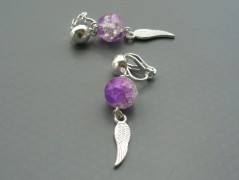 Ve fialové krajce - náhrdelník