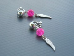 Ve fialové krajce - náhrdelník