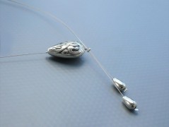 Ve fialové krajce - náhrdelník