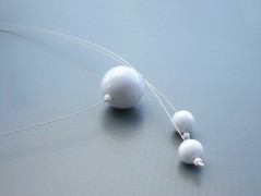 Ve fialové krajce - náhrdelník