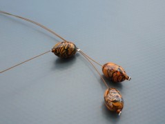 Ve fialové krajce - náhrdelník