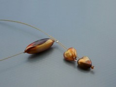 Ve fialové krajce - náhrdelník