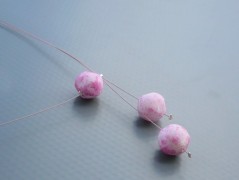 Ve fialové krajce - náhrdelník