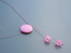 Ve fialové krajce - náhrdelník