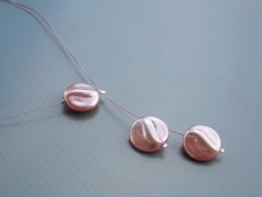 Ve fialové krajce - náhrdelník