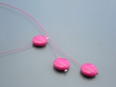 Ve fialové krajce - náhrdelník