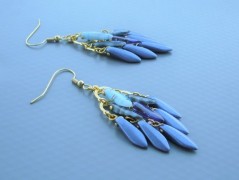 Ve fialové krajce - náhrdelník