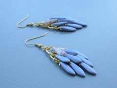 Ve fialové krajce - náhrdelník