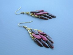 Ve fialové krajce - náhrdelník