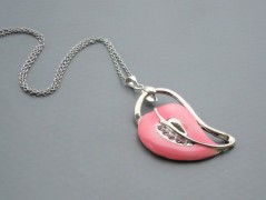 Ve fialové krajce - náhrdelník