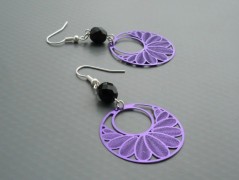 Ve fialové krajce - náhrdelník