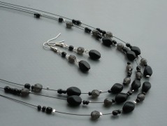 Ve fialové krajce - náhrdelník