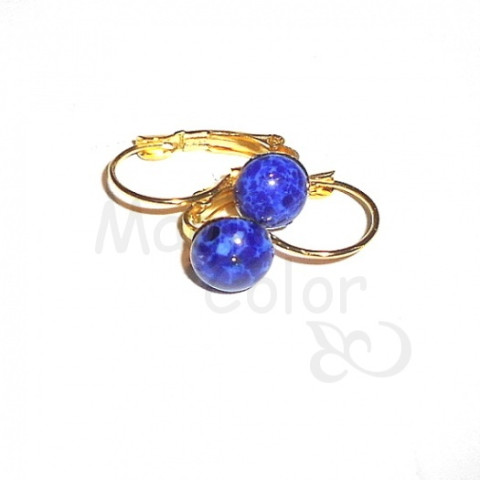 Náušnice, Blue Vinutes Gold 