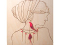 Twist Feather Red