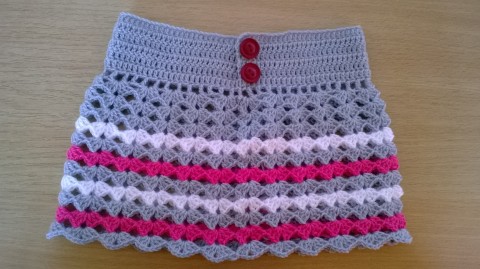 Háčkovaná sukýnka vel.68 