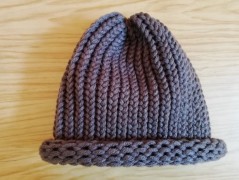 Pletená mega dlouhá čepice pruhy