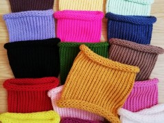 Pletená mega dlouhá čepice pruhy