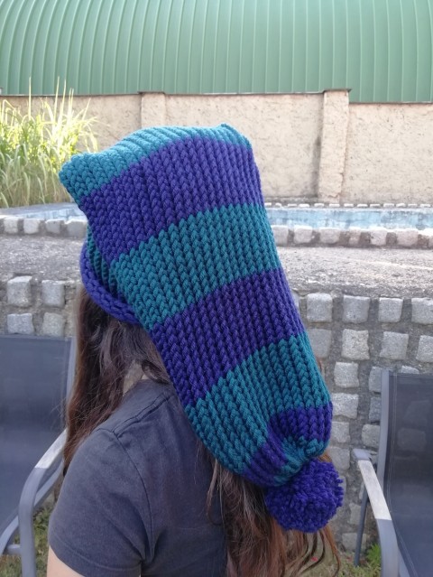 Pletená mega dlouhá čepice/ - dárek 