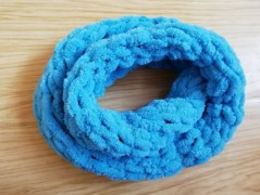 Pletená mega dlouhá čepice pruhy