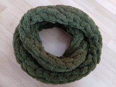 Pletená mega dlouhá čepice pruhy