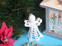 Háčkovaná velká šiška s kraječkou