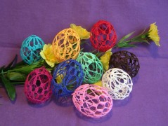 Háčkovaná velká šiška s kraječkou