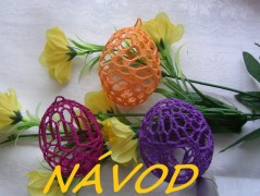 Háčkovaná velká šiška s kraječkou