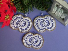 Háčkovaná velká šiška s kraječkou