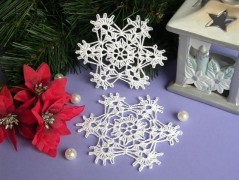 Háčkovaná velká šiška s kraječkou