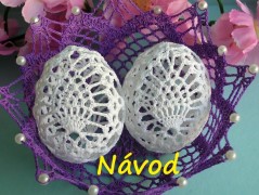 Háčkovaná velká šiška s kraječkou