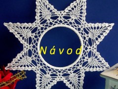 Háčkovaná velká šiška s kraječkou