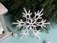 Háčkovaná velká šiška s kraječkou