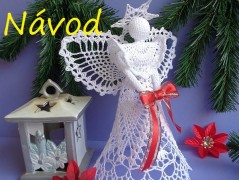 Háčkovaná velká šiška s kraječkou