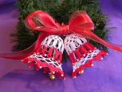 Háčkovaná velká šiška s kraječkou