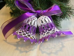 Háčkovaná velká šiška s kraječkou