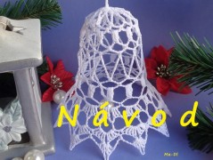 Háčkovaná velká šiška s kraječkou