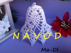 Háčkovaná velká šiška s kraječkou