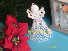 Háčkovaná velká šiška s kraječkou