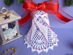 Háčkovaná velká šiška s kraječkou