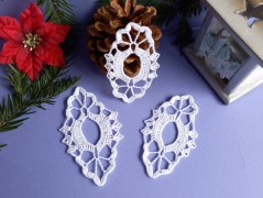 Háčkovaná velká šiška s kraječkou