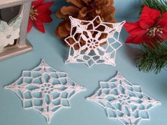 Háčkovaná velká šiška s kraječkou